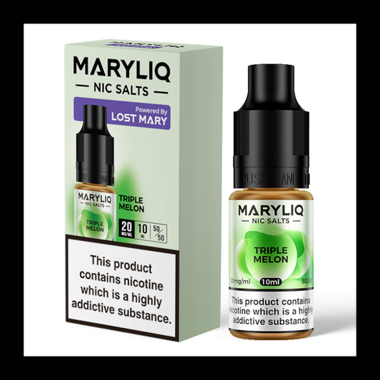 MaryLiq 10ml Nic Salts - Triple Melon