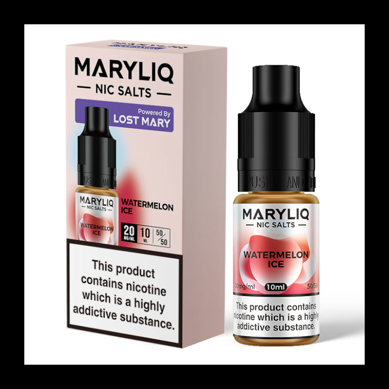 MaryLiq 10ml Nic Salts - Watermelon Ice