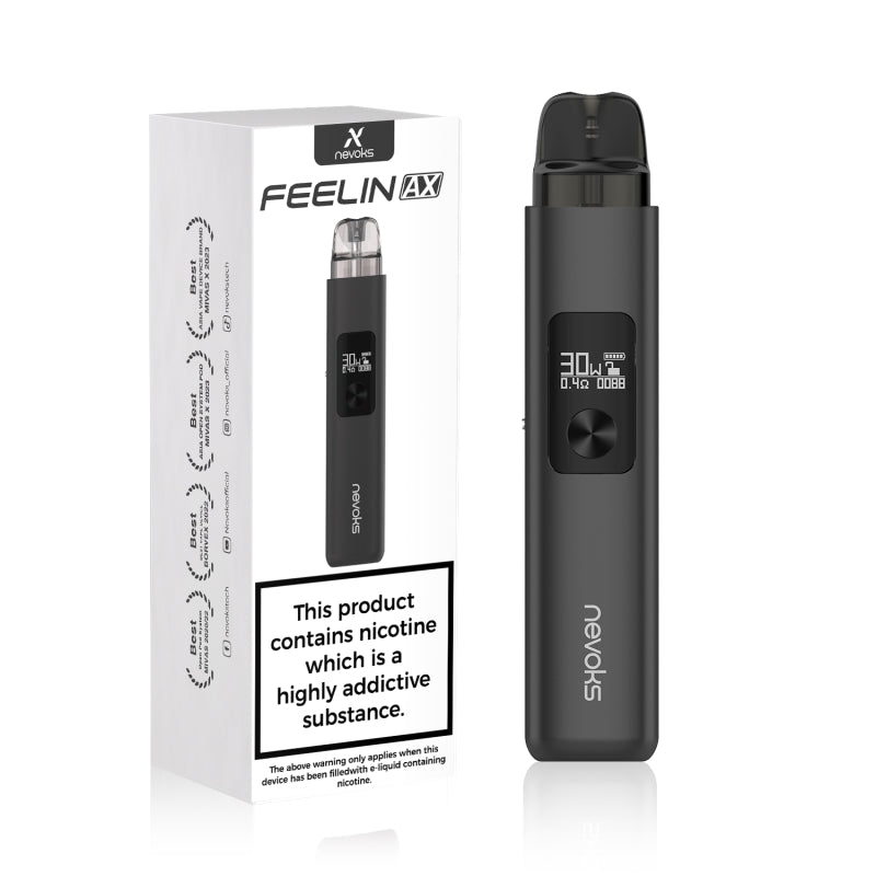 Nevoks Feelin AX Pod Kit-Midnight Black