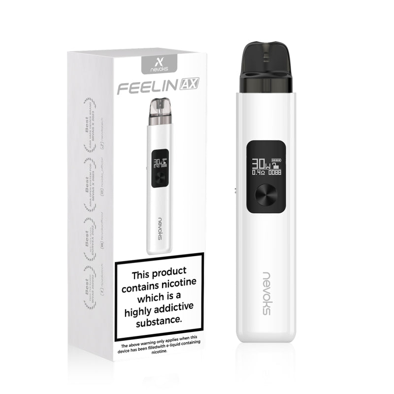 Nevoks Feelin AX Pod Kit-Pearl White