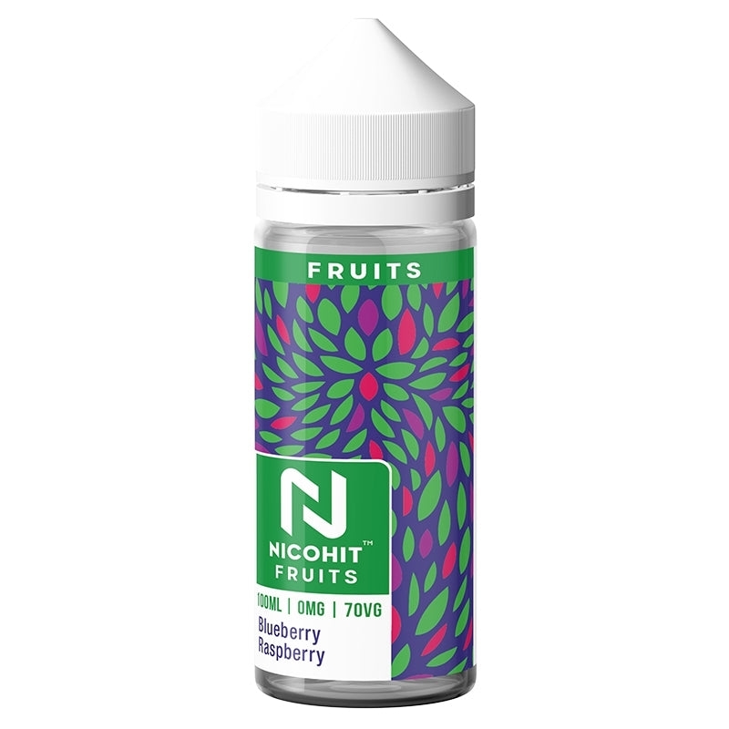 Nicohit FRUITS 100ml Shortfill - Blueberry Raspberry