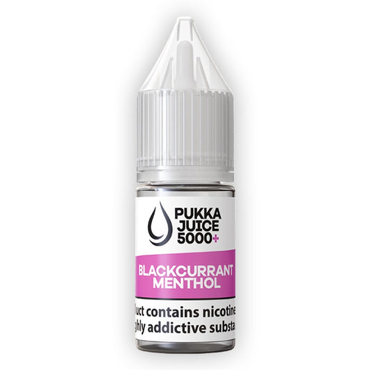 Pukka Juice 5000+ Nic Salts - Blackcurrant Menthol