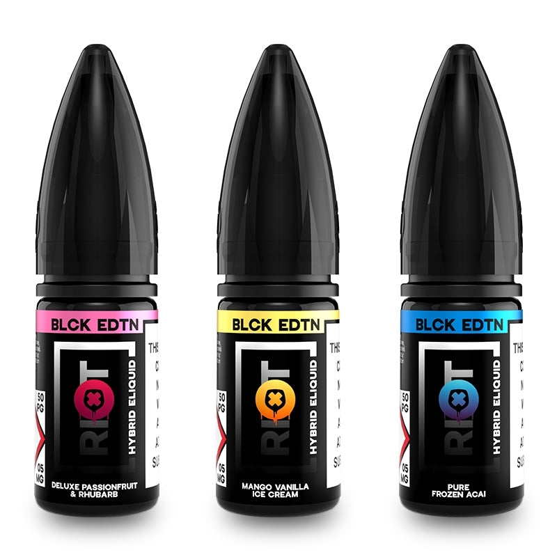 Riot BLCK EDTN 10ml Nic Salts - Sour Cherry & Apple 
