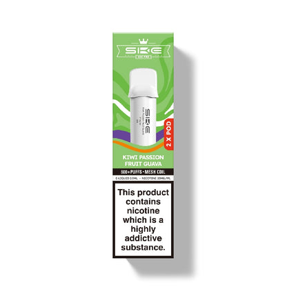SKE Crystal Bar 600 Pro Prefilled Pods - Kiwi Passion Fruit Guava x 2