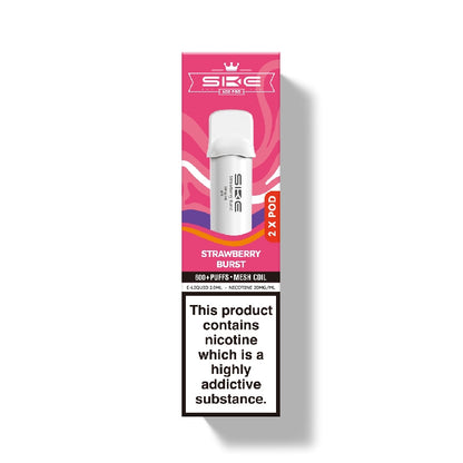 SKE Crystal Bar 600 Pro Prefilled Pods - Strawberry Burst x 2