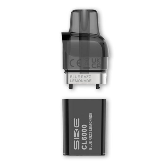 SKE Crystal CL6000 Prefilled Vape Pods 12ml - Blue Razz Lemonade