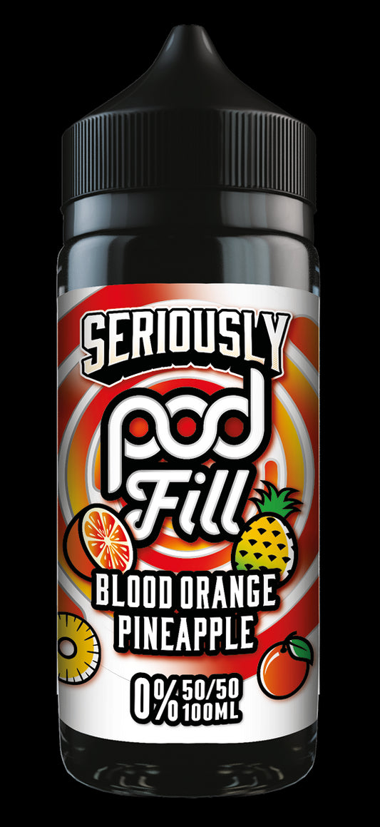 Seriously POD FILL 100ml Shortfill - Blood Orange Pineapple