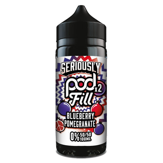 Seriously POD FILL 100ml Shortfill - Blueberry Pomegranate - NEW