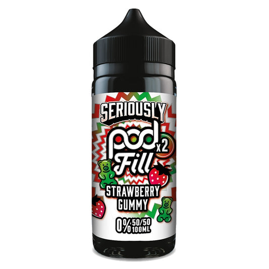 Seriously POD FILL 100ml Shortfill - Strawberry Gummy - NEW