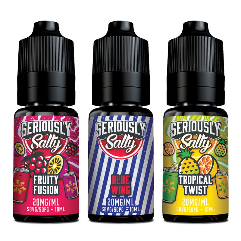 Seriously SODA 10ml Nic Salts - Blue Razz Lemonade