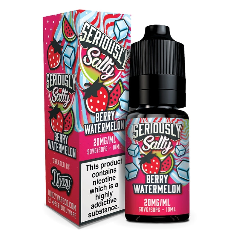 Seriously Salty 10ml Nic Salts - Berry Watermelon