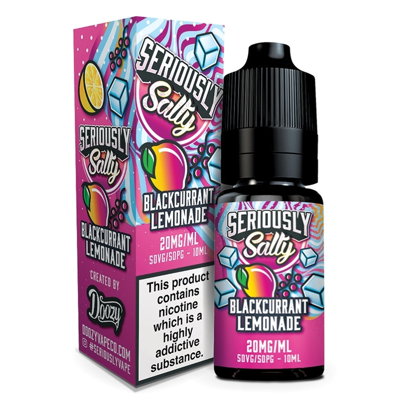 Seriously Salty 10ml Nic Salts - Blackcurrant Lemonade