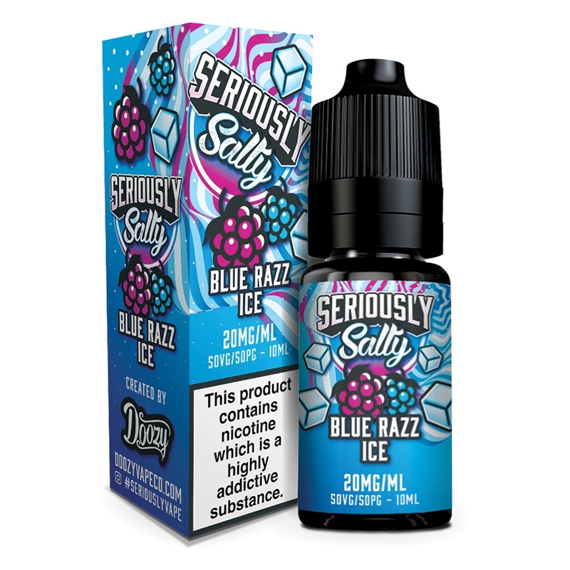 Seriously Salty 10ml Nic Salts - Blue Razz Ice