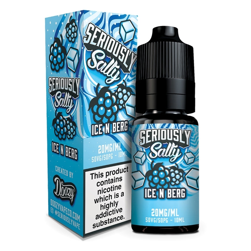 Seriously Salty 10ml Nic Salts - Ice N Berg