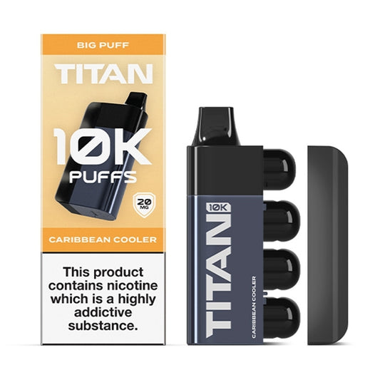 Titan 10k Disposable Vape - Caribbean Cooler