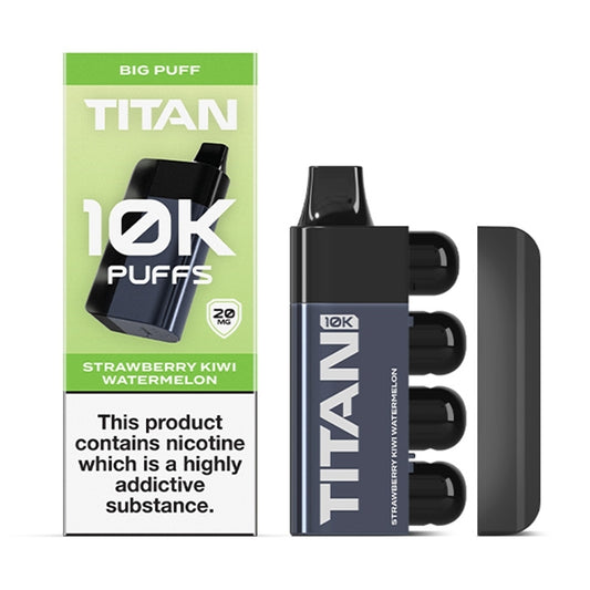 Titan 10k Disposable Vape - Strawberry Kiwi Watermelon