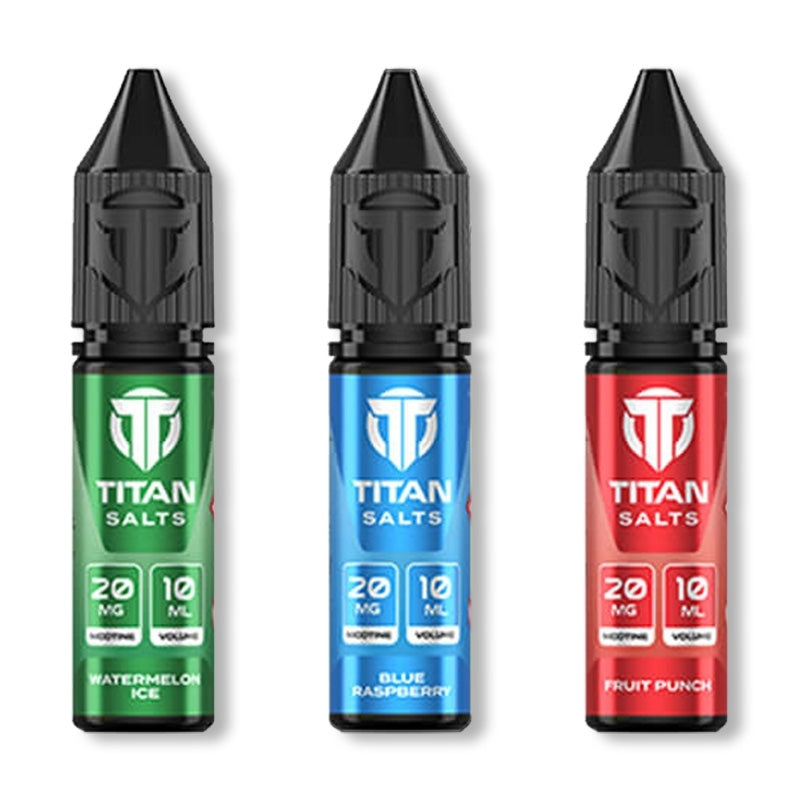 Titan Salts Nic Salt E-liquid - Strawberry Raspberry Cherry