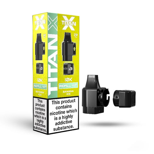 Titan X Prefilled Pods - Banana Ice
