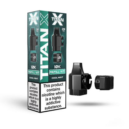 Titan X Prefilled Pods - Cool Mint
