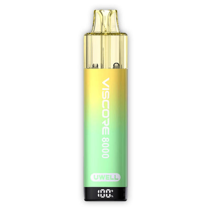 Uwell Viscore 8000 Prefilled Pod Vape Kit - Lemon & Lime